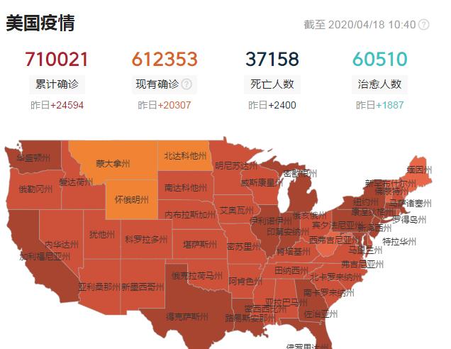 昨日美國(guó)疫情最新概況概述